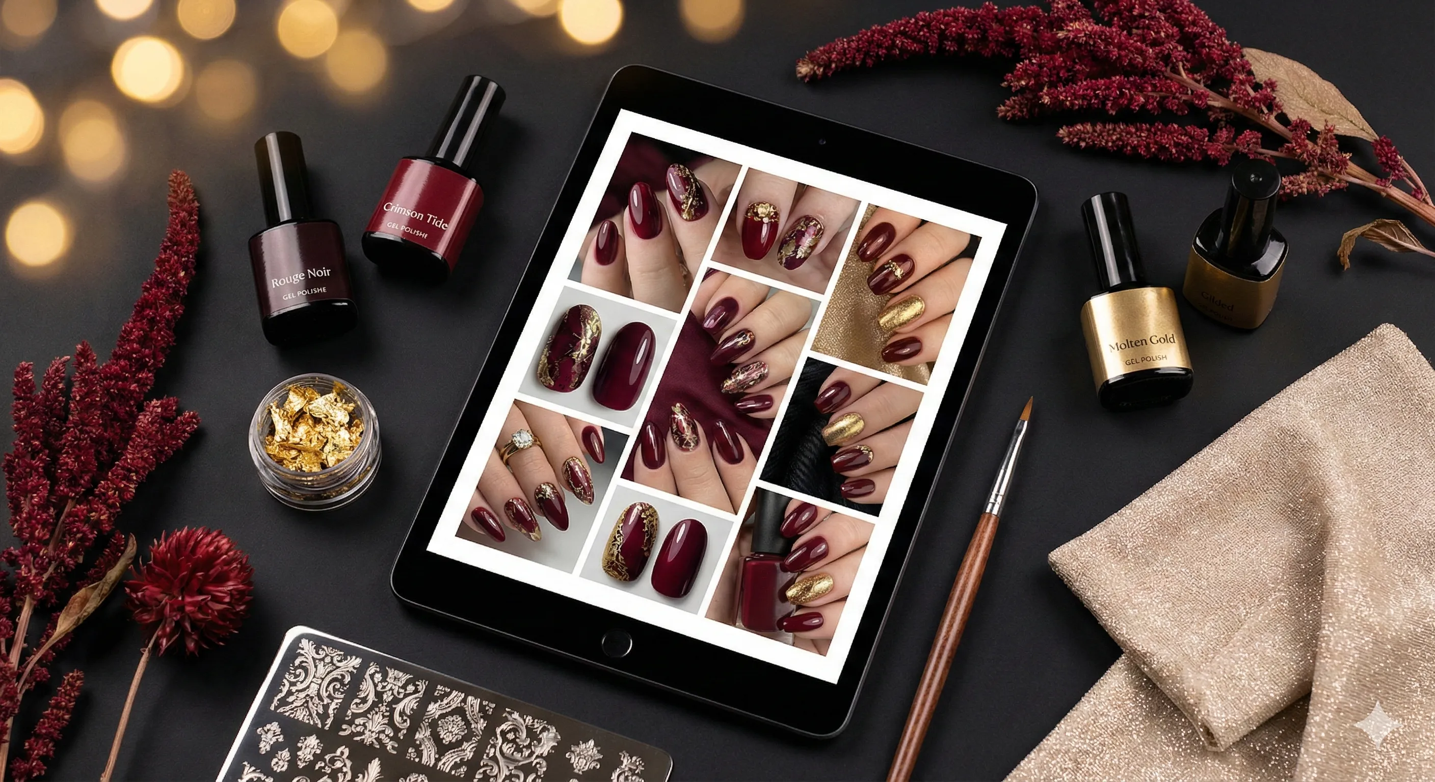 Новогодний маникюр 2026: главные тренды на год Огненной Лошади — подборка для мастера